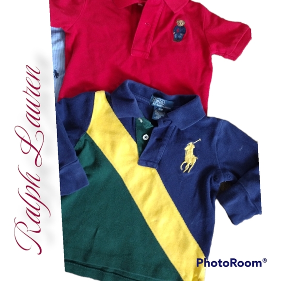 Ralph Lauren polo button teddy plaid big pony 12mo - Picture 5 of 7